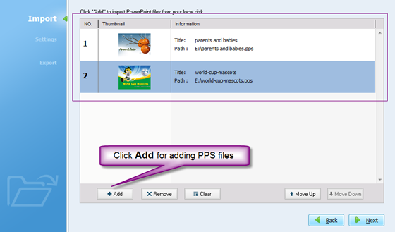Import PPS to PowerPoint converter